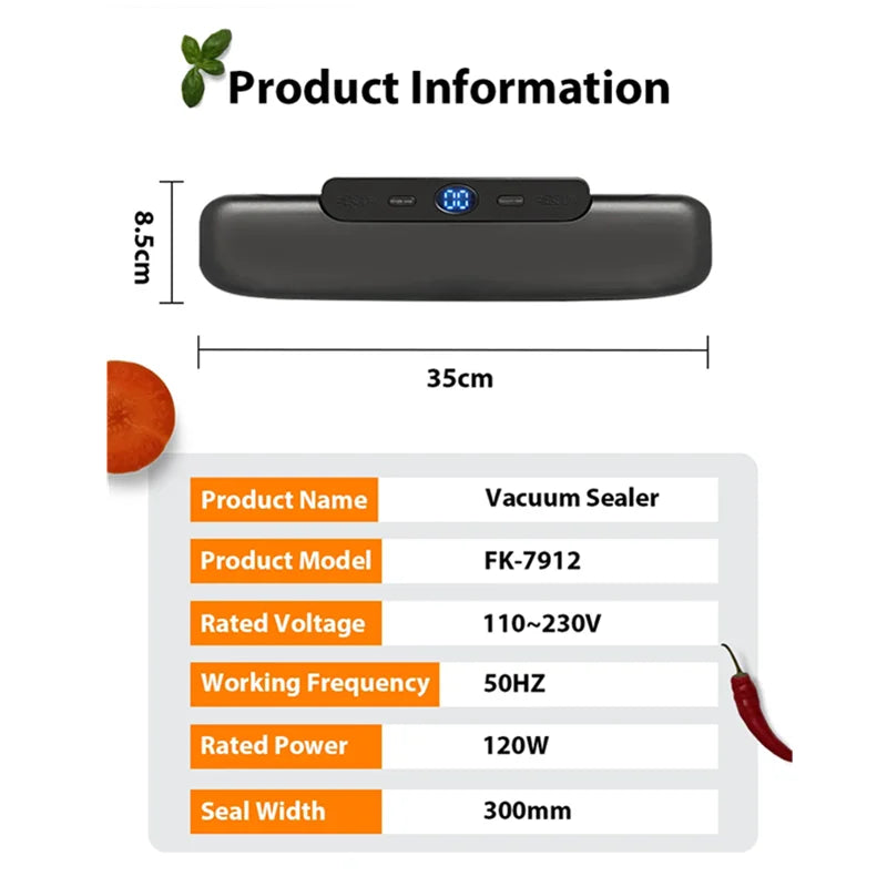 AirLock Vacuum Sealer – Keeps Food Fresh 10 Times Longer - Marino Express