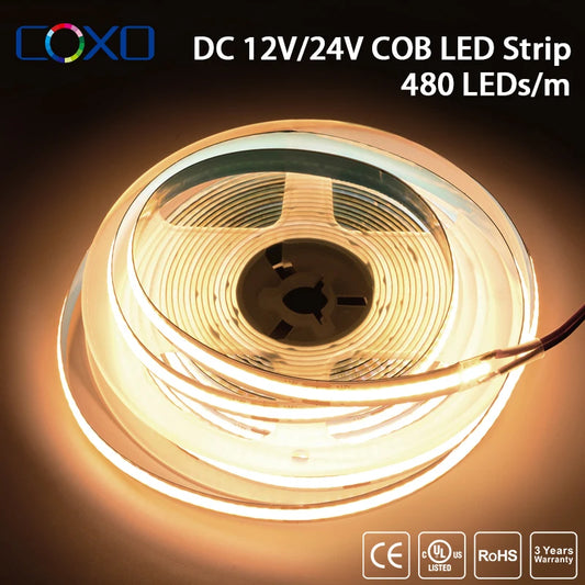 3 or 5 meter LED strips with 480 LEDs — Perfect lighting — Various color tones