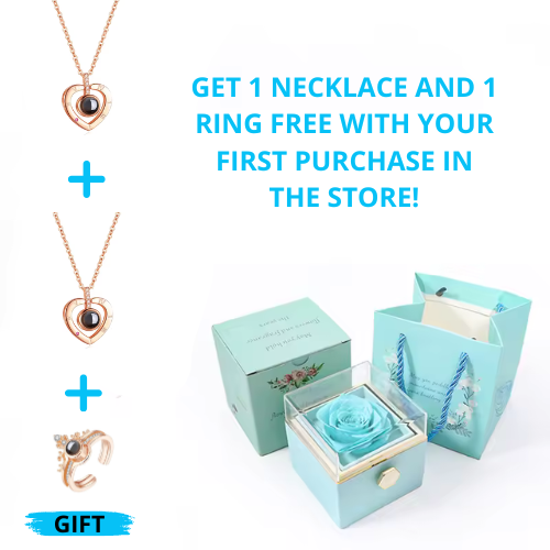 Offer for your first purchase: Buy 1 necklace and get 2 - Receive 1 free ring + GIFT