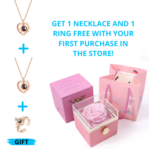 Offer for your first purchase: Buy 1 necklace and get 2 - Receive 1 free ring + GIFT