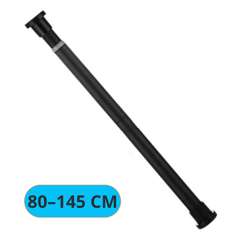 Retractable Curtain Rod – Adjustable, High Resistance (80–240 cm)